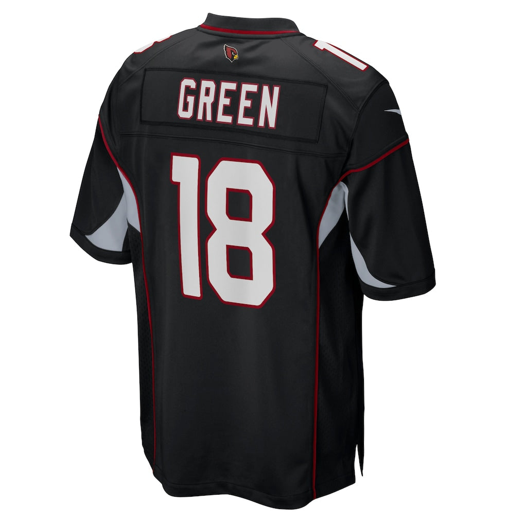tores A.Cardinals #18 A.J. Green Black Game Jersey