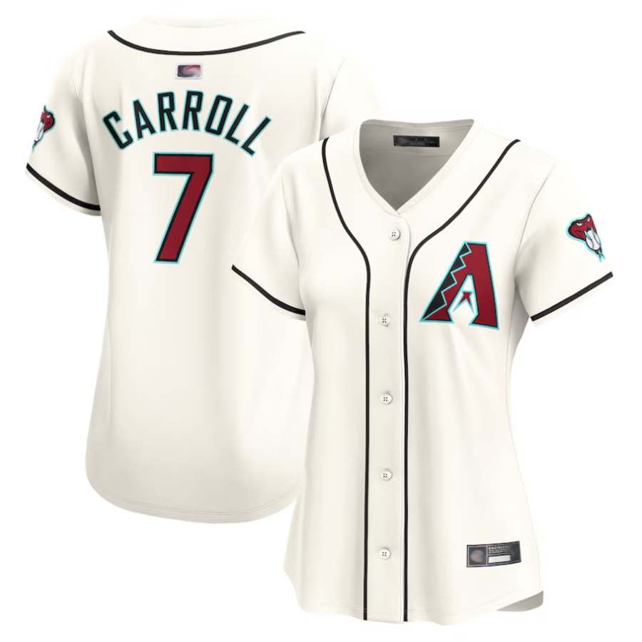 tores A.Diamondbacks #7 Corbin Carroll Player Cream Home Limited Personalized Stitched Jerseys