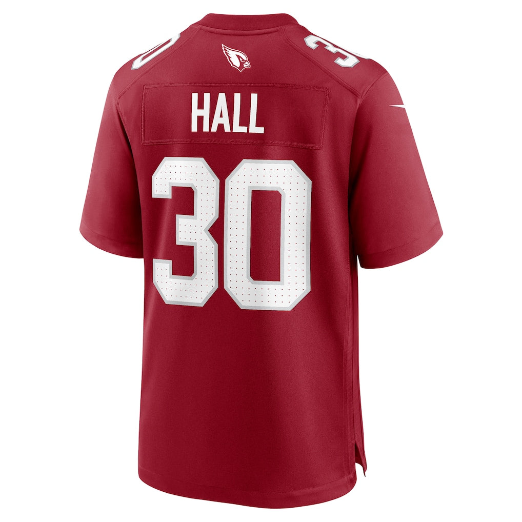 tores A.Cardinals #30 Darren Hall Cardinal Team Game Jersey