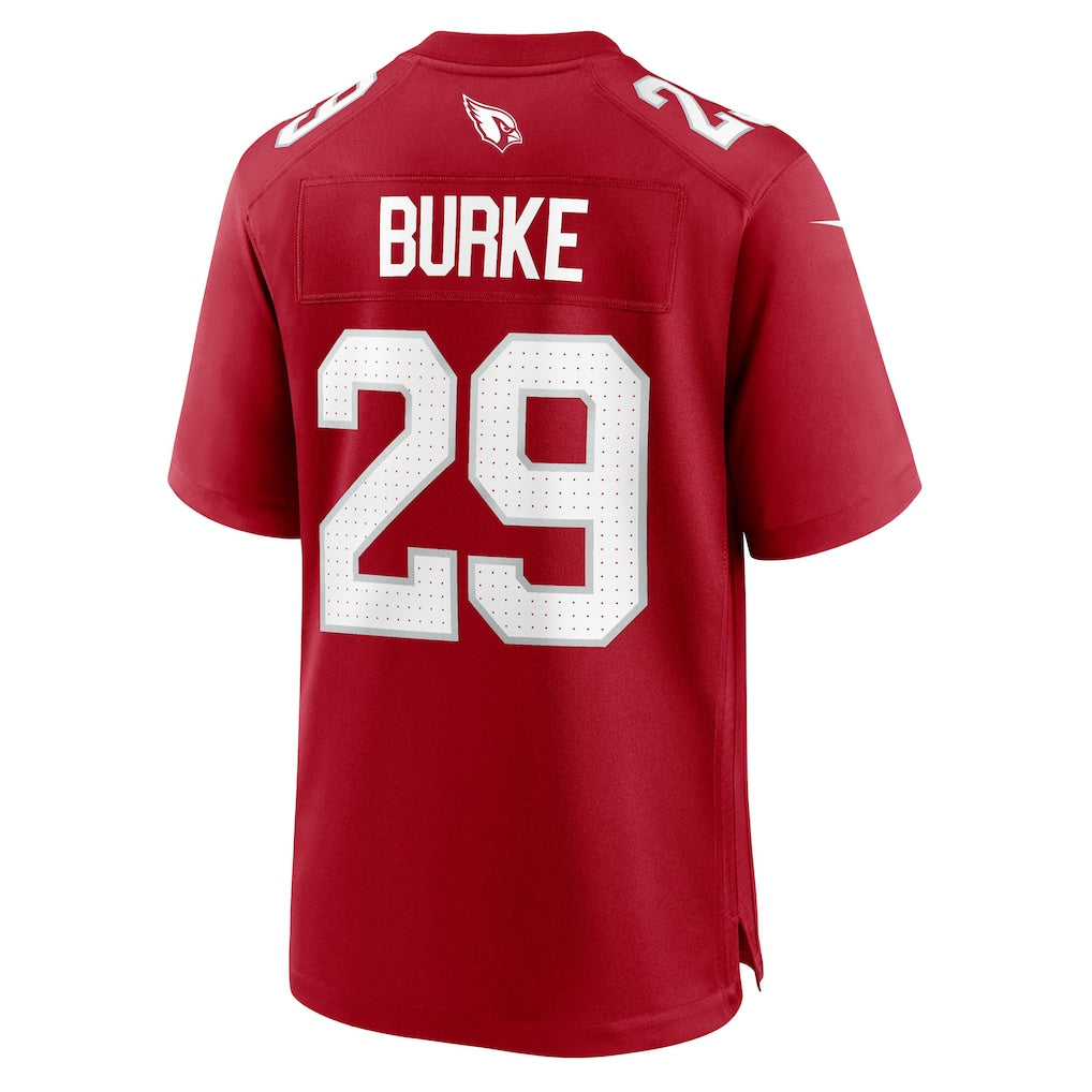 tores A.Cardinals #29 Denzel Burke Cardinal Team Game Jersey