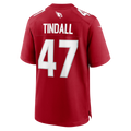 tores A.Cardinals #47 Channing Tindall Cardinal Team Game Jersey