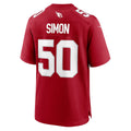 tores A.Cardinals #50 Cody Simon Cardinal Team Game Jersey
