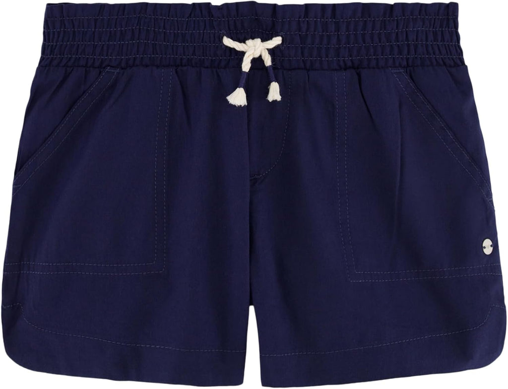 Roxy Girls' Soleil Elastic Waist Shorts, Drawstring Closure, Soft & Comfortable Fit