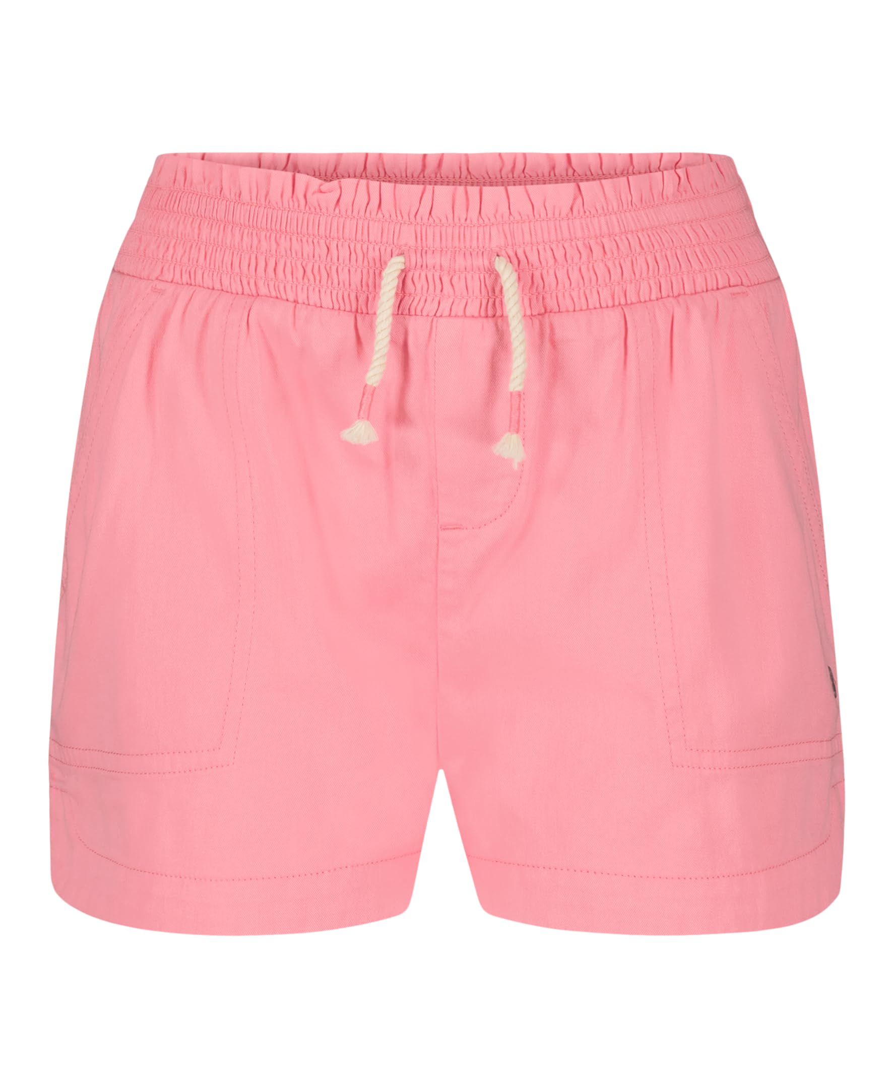 Roxy Girls' Soleil Elastic Waist Shorts, Drawstring Closure, Soft & Comfortable Fit