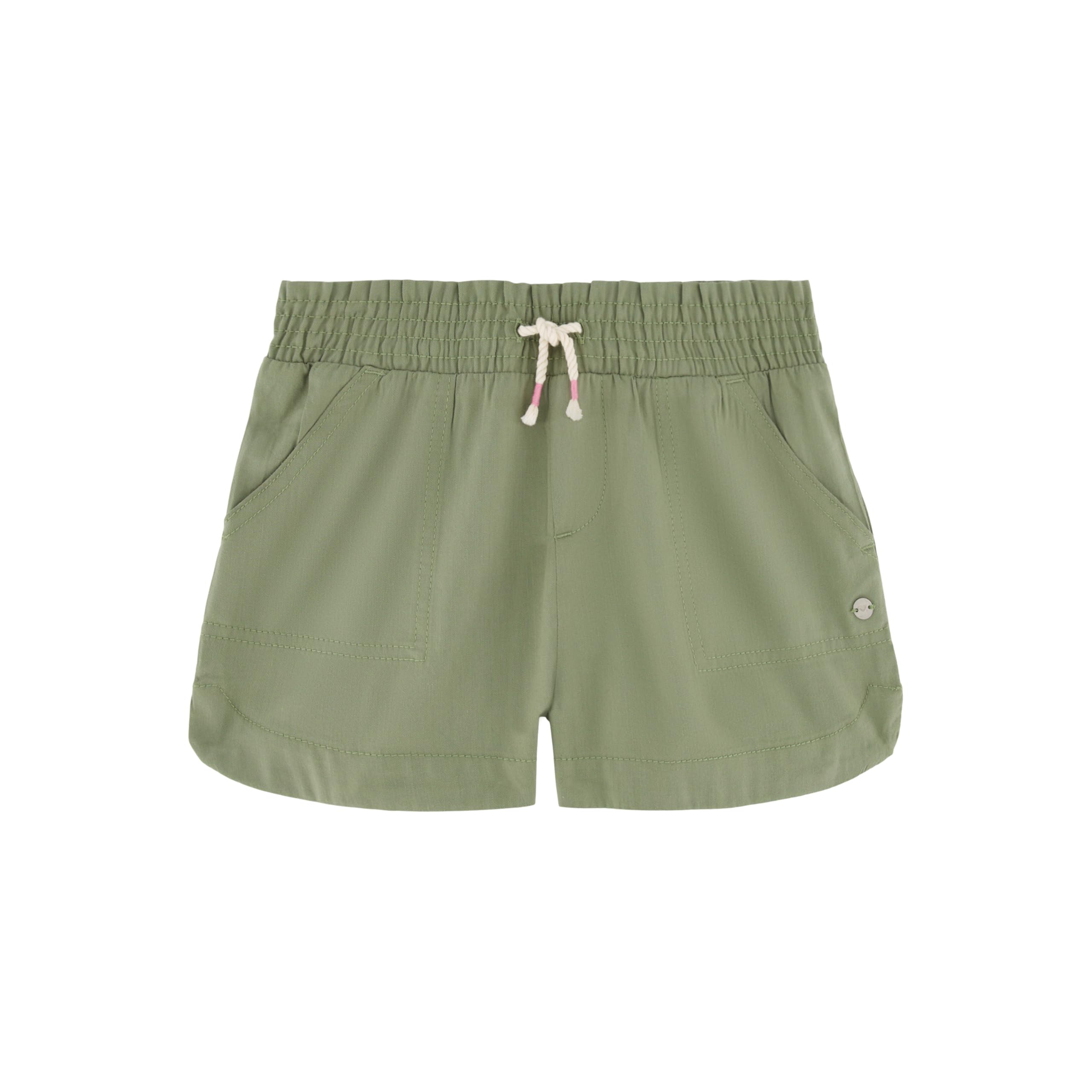 Roxy Girls' Soleil Elastic Waist Shorts, Drawstring Closure, Soft & Comfortable Fit
