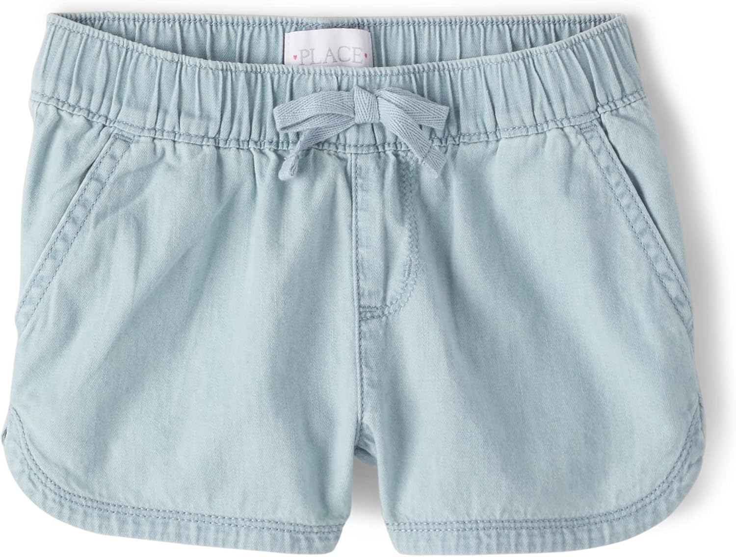 The Children's Place Girls' Denim Pull on Shorts