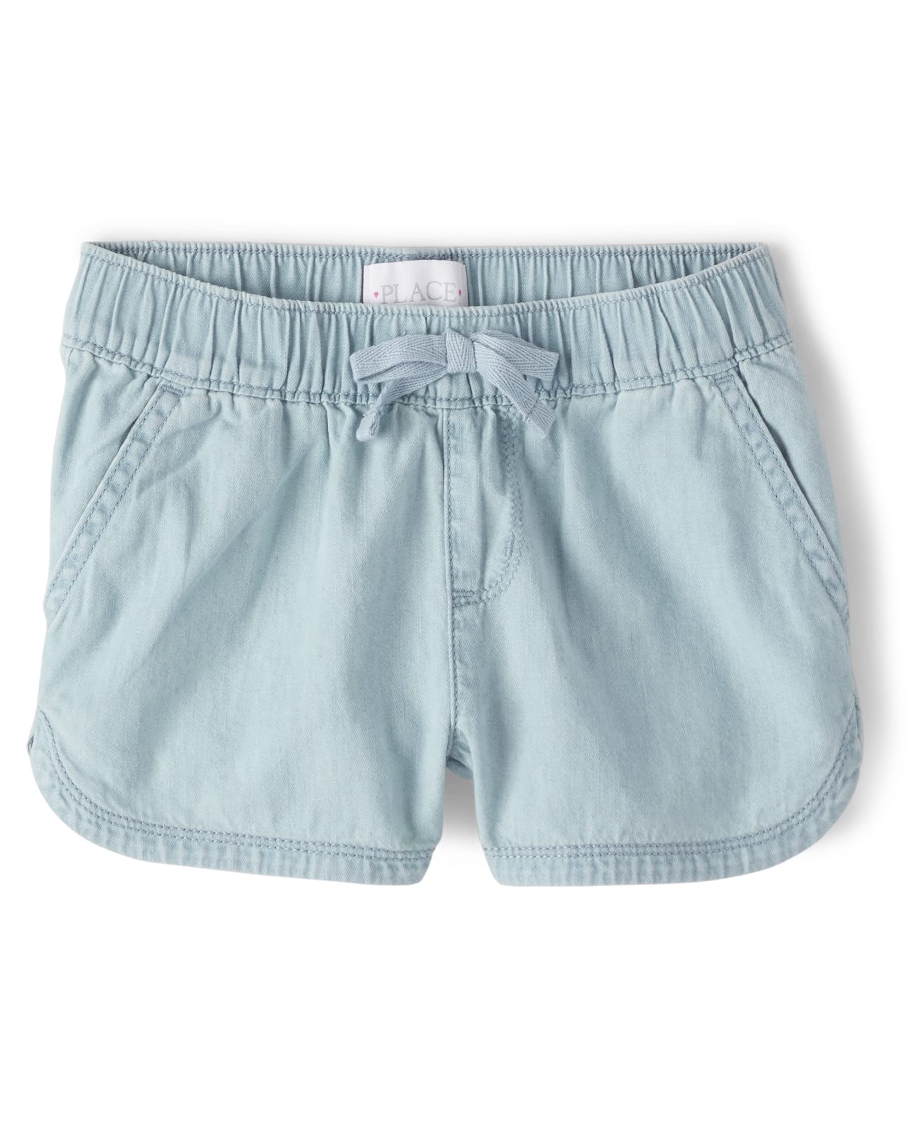 The Children's Place Girls' Denim Pull on Shorts