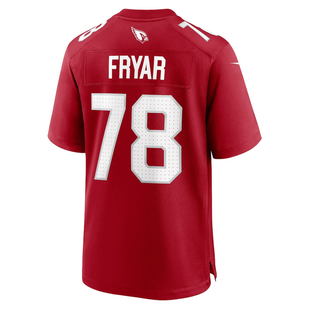 tores A.Cardinals #78 Josh Fryar Cardinal Team Game Jersey