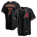 tores A.Diamondbacks #7 Corbin Carroll Player Black World Series Replica Personalized Stitched Jerseys