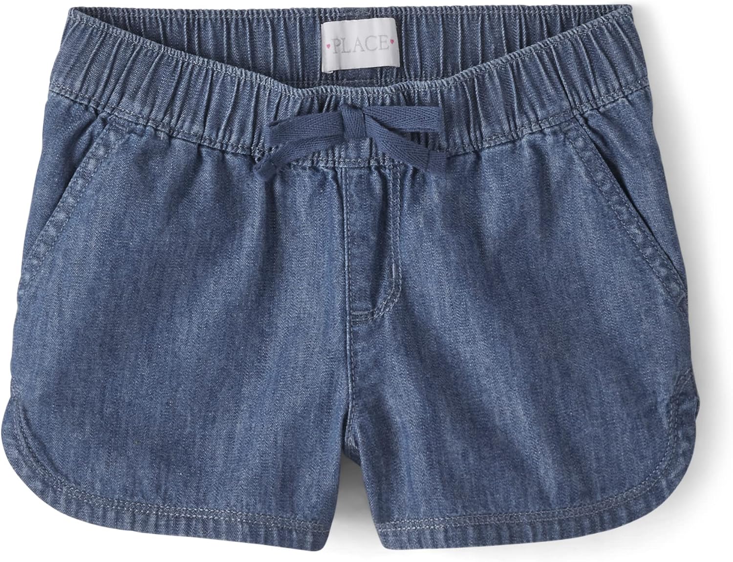 The Children's Place Girls' Denim Pull on Shorts