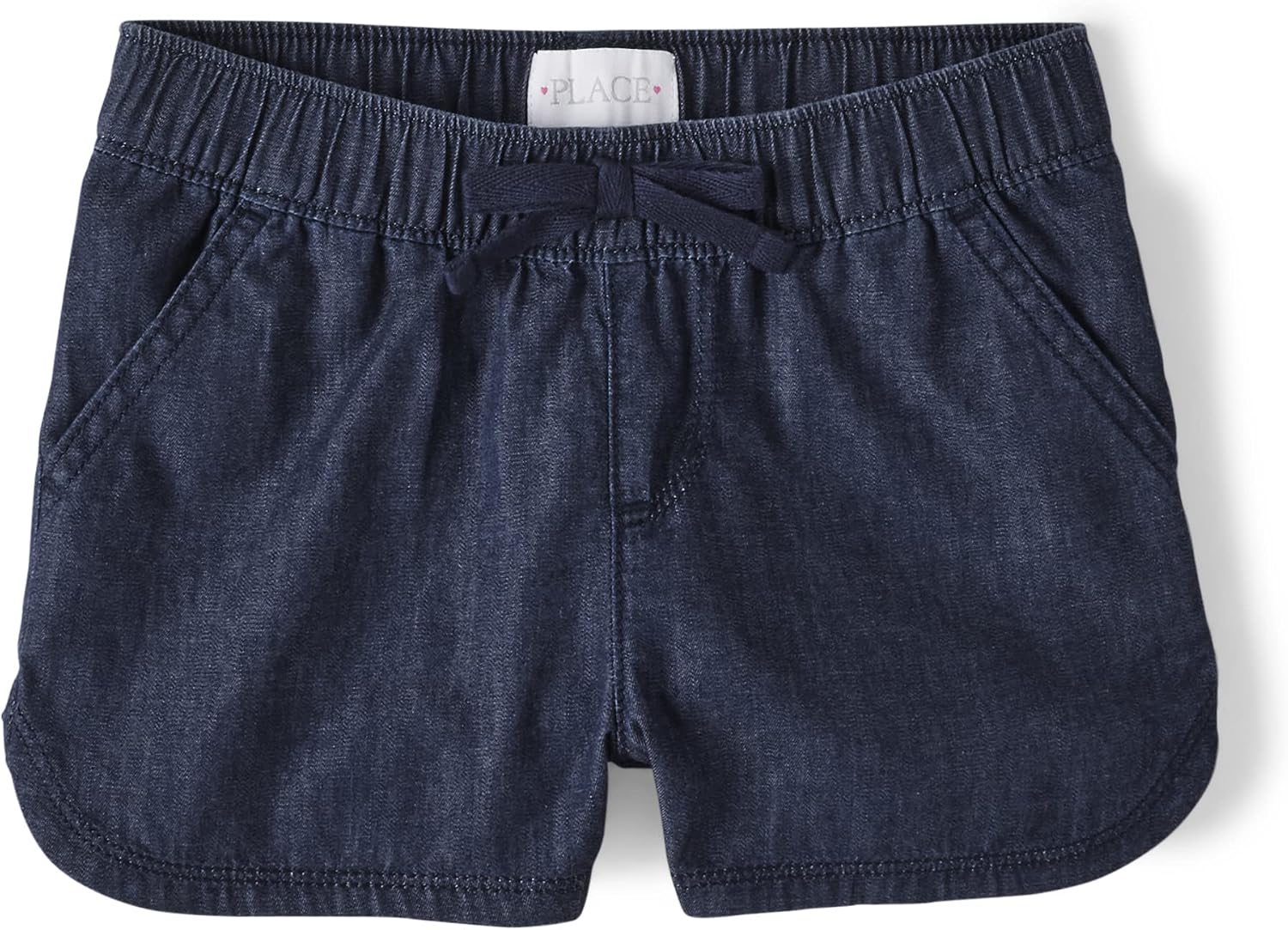 The Children's Place Girls' Denim Pull on Shorts