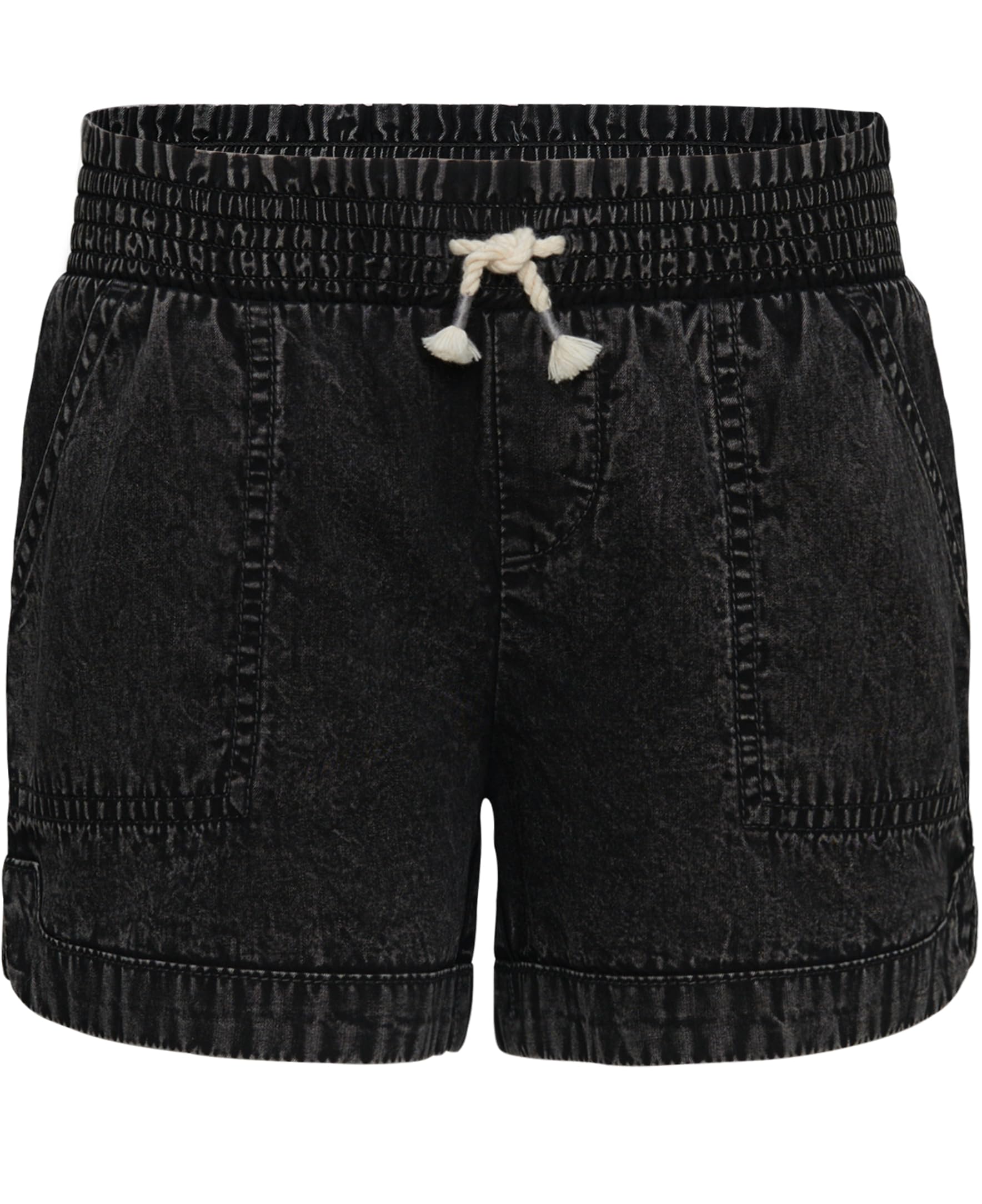Roxy Girls' Soleil Elastic Waist Shorts, Drawstring Closure, Soft & Comfortable Fit