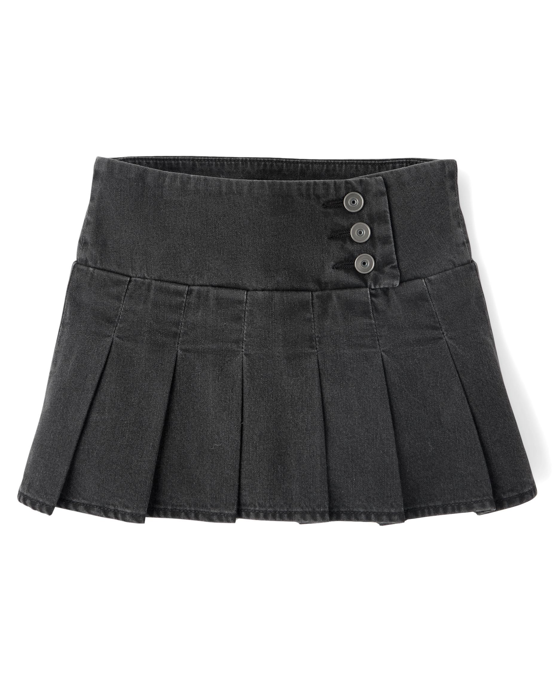 The Children's Place Girls' Everyday Denim Skirts and Skorts