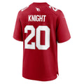 tores A.Cardinals #20 Zonovan Knight Cardinal Team Game Jersey