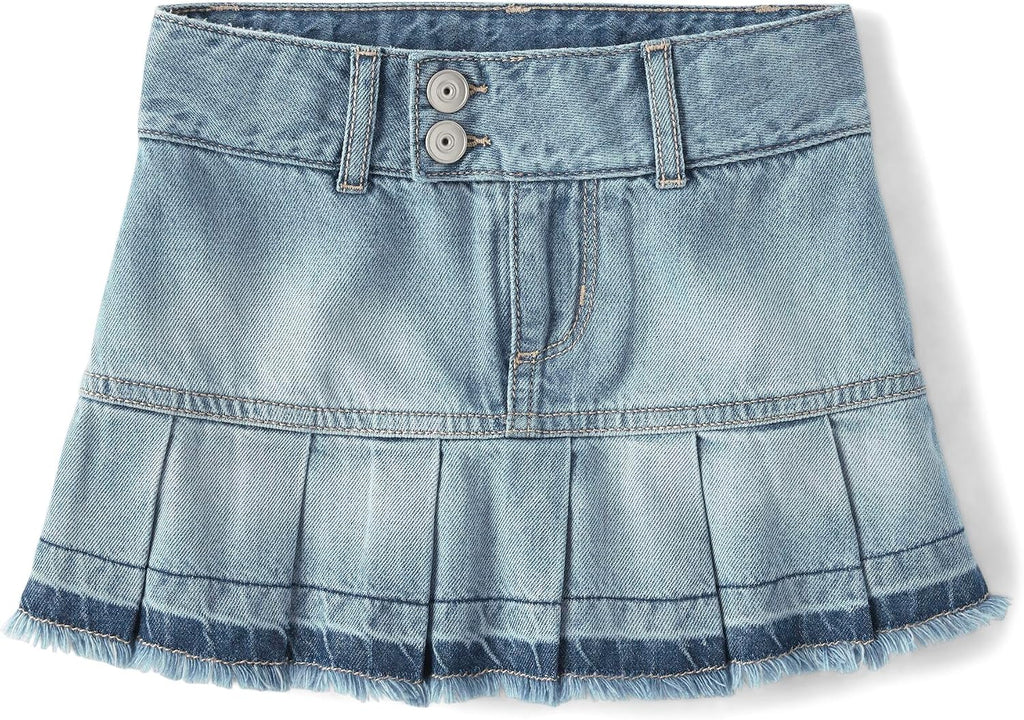 The Children's Place Girls' Everyday Denim Skirts and Skorts