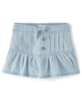 The Children's Place Girls' Everyday Denim Skirts and Skorts