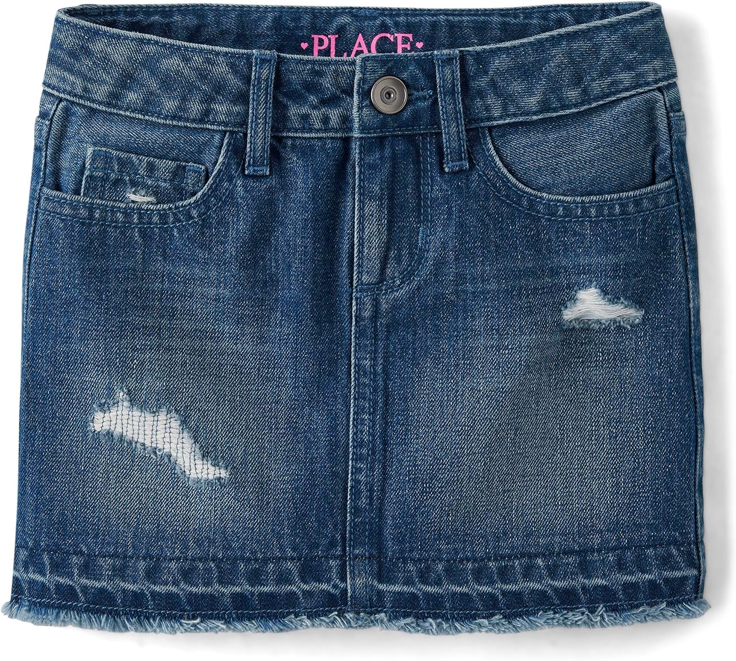 The Children's Place Girls' Everyday Denim Skirts and Skorts