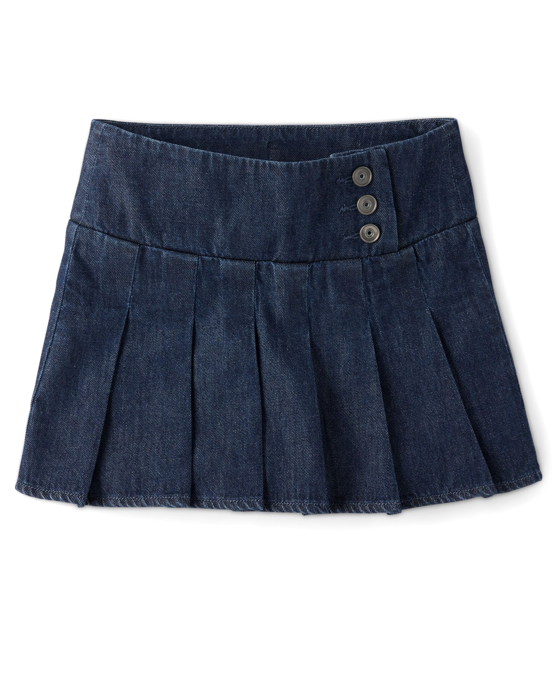 The Children's Place Girls' Everyday Denim Skirts and Skorts