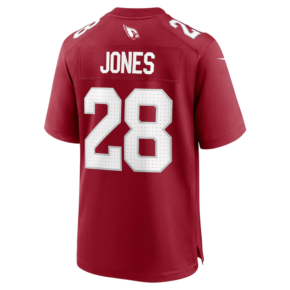 tores A.Cardinals #28 Elijah Jones Cardinal Team Game Jersey