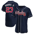tores A.Braves #23 Michael Harris II player Navy Authentic Alternate Stitched Jerseys
