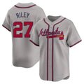 tores A.Braves #27 Austin Riley Player Gray Limited Away Stitched Jerseys