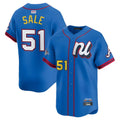 tores A.Braves #51 Chris Sale Player Blue National League Limited Stitched Jerseys