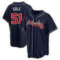 tores A.Braves #51 Chris Sale Player Navy City Connect Stitched Jerseys