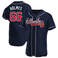 tores A.Braves #66 Grant Holmes Player Navy Authentic Alternate Stitched Jerseys