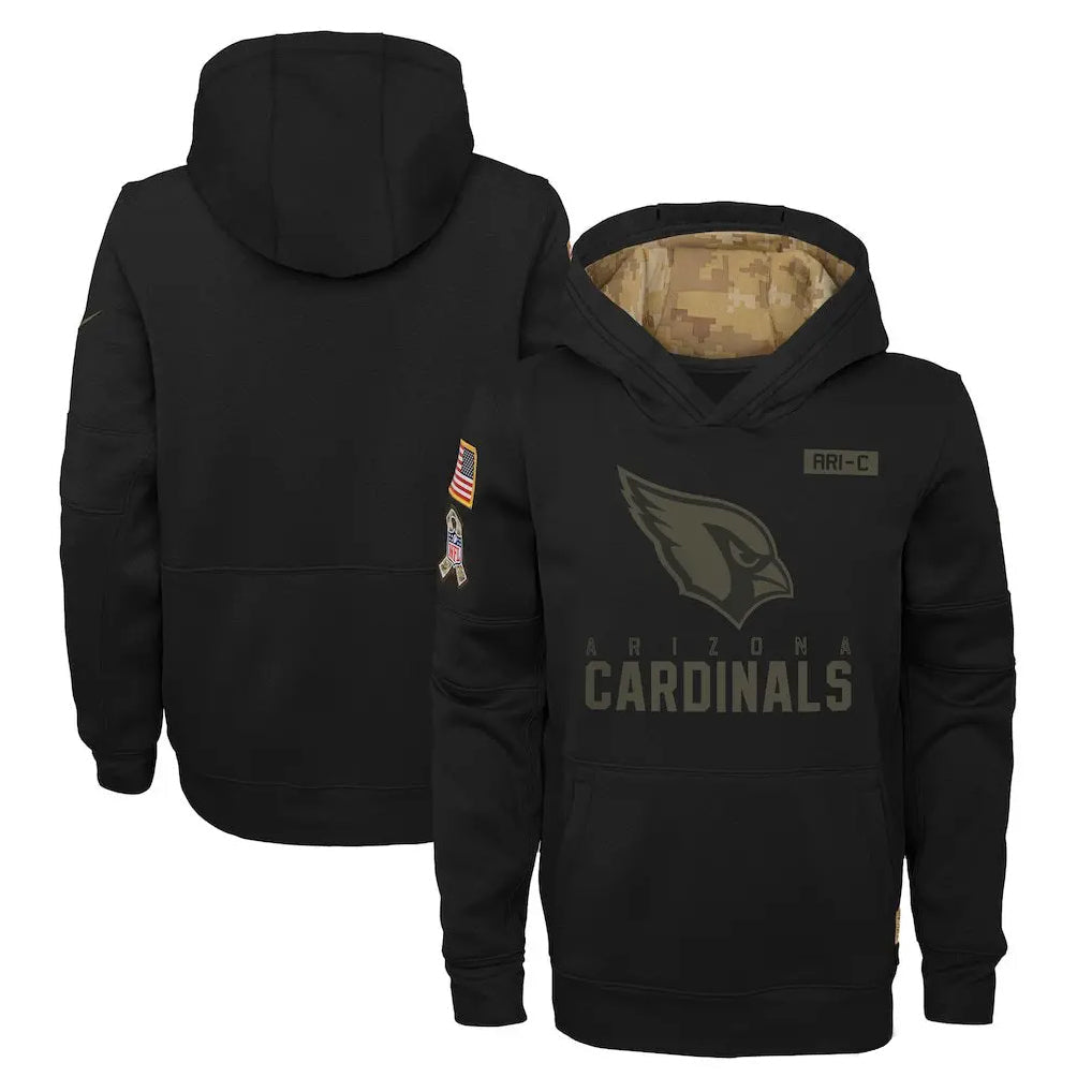 tores A.Cardinals Black Salute to Service Pullover Hoodies Blank Player Stitched Jerseys