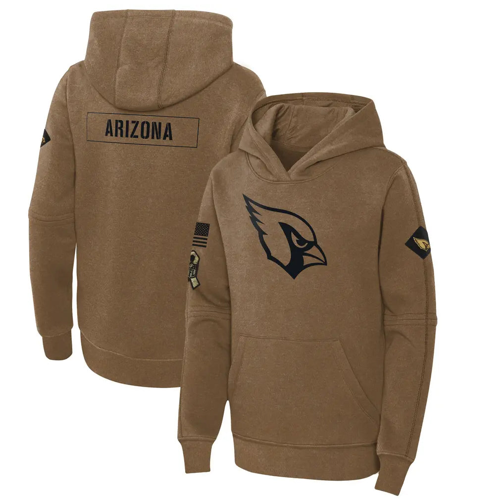 tores A.Cardinals Brown Salute To Service Limited Hoodies Blank Player Stitched Jerseys