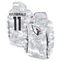 tores A.Cardinals #11 Larry Fitzgerald Player Arctic Camo Salute to Service Limited Hoodie Stitched Jerseys