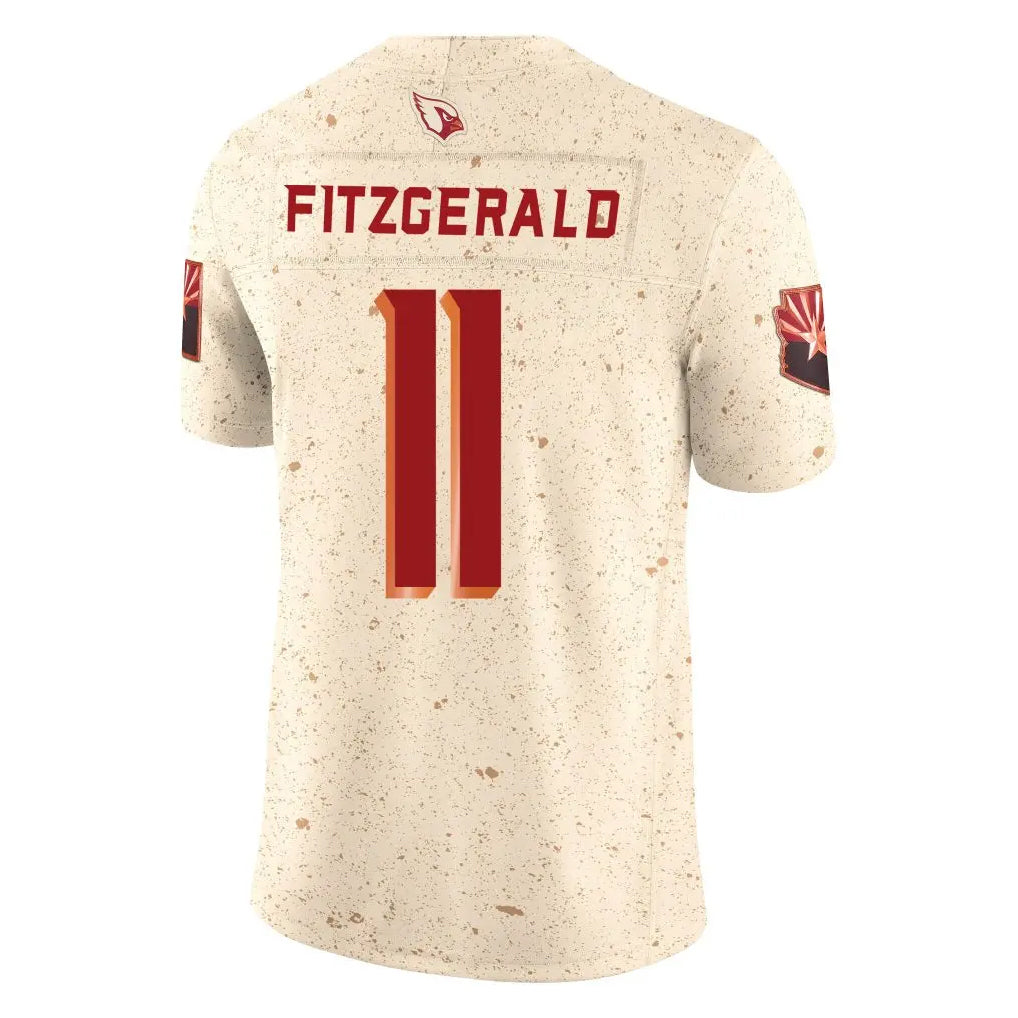tores A.Cardinals #11 Larry Fitzgerald Player Cream Rivalries Collection Vapor Limited Home Game Stitched Jerseys