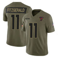 tores A.Cardinals #11 Larry Fitzgerald Player Olive Salute To Service Limited Home Game Stitched Jerseys