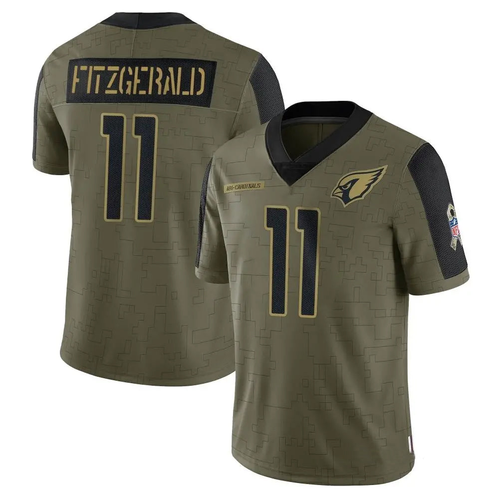 tores A.Cardinals #11 Larry Fitzgerald Player Salute To Service Olive Stitched Jerseys