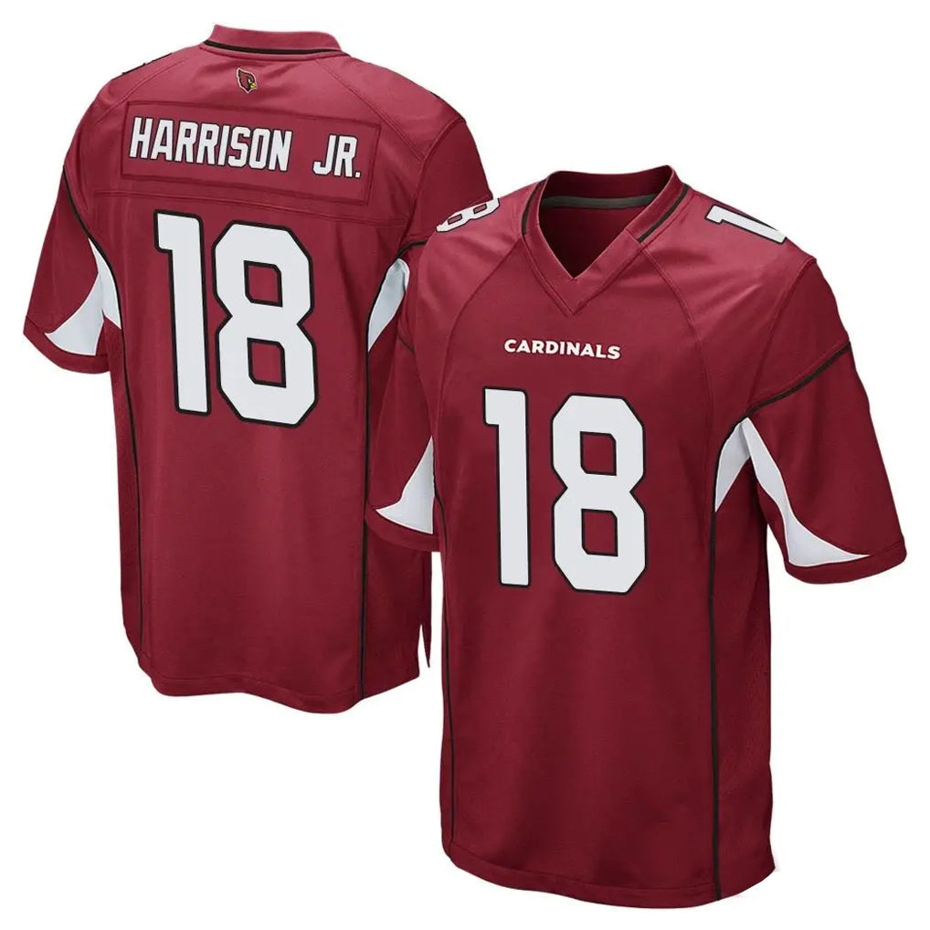 tores A.Cardinals #18 Marvin Harrison Jr. Player Cardinal Home Game Stitched Jerseys