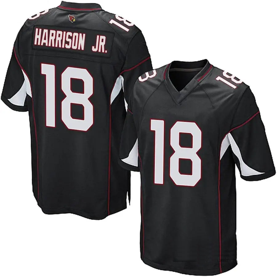 tores A.Cardinals #18 Marvin Harrison Jr. Player Black Game Stitched Jerseys