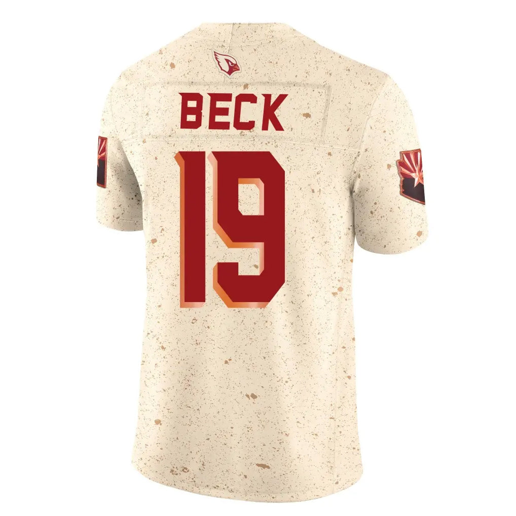 tores A.Cardinals #19 Carson Beck Player Cream Rivalries Collection Vapor Limited Home Game Stitched Jerseys