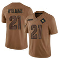 tores A.Cardinals #21 Garrett Williams Player Brown Salute To Service Limited Stitched Jerseys
