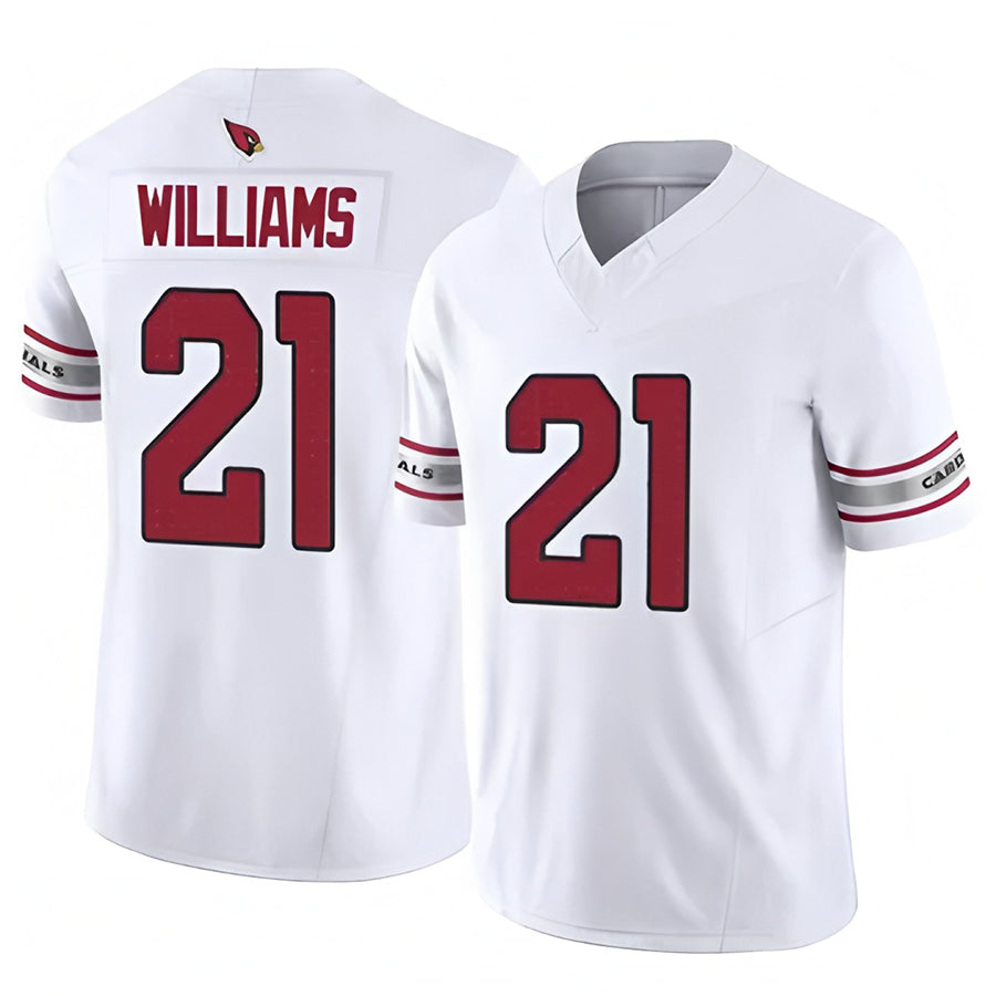 tores A.Cardinals #21 Garrett Williams Player White Game Home Stitched Jerseys
