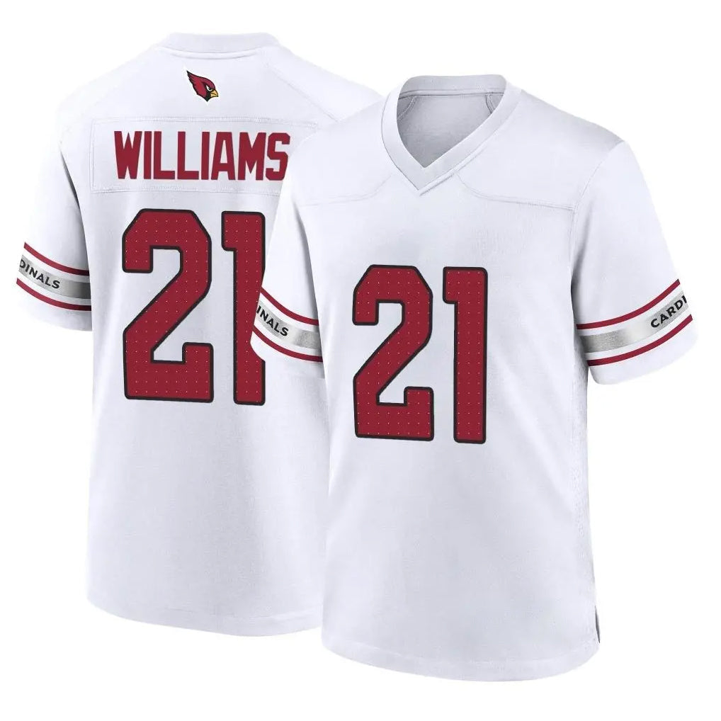 tores A.Cardinals #21 Garrett Williams Player White Home Game Stitched Jerseys