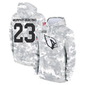 tores A.Cardinals #23 Sean Murphy-Bunting Player Camo Salute to Service Hoodies Stitched Jerseys