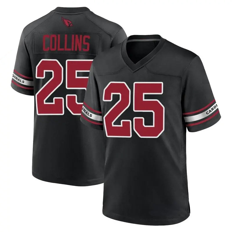 tores A.Cardinals #25 Zaven Collins Player Black Game Home Stitched Jerseys