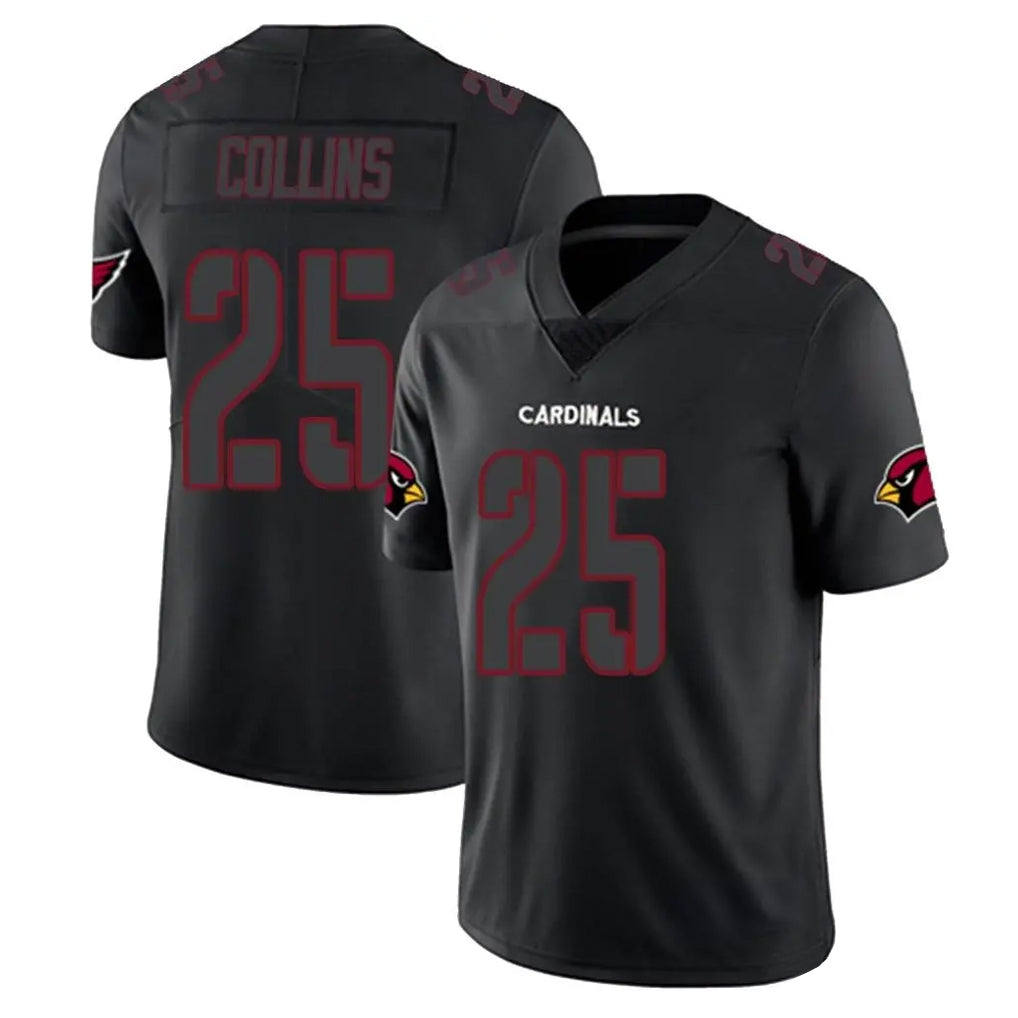 tores A.Cardinals #25 Zaven Collins Player Black Impact Limited Home Game Stitched Jerseys