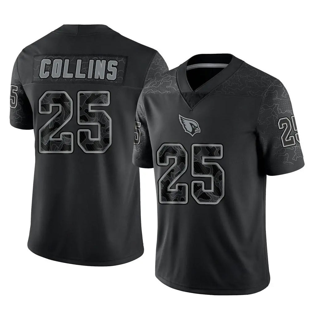 tores A.Cardinals #25 Zaven Collins Player Black RFLCTV Limited Home Game Stitched Jerseys