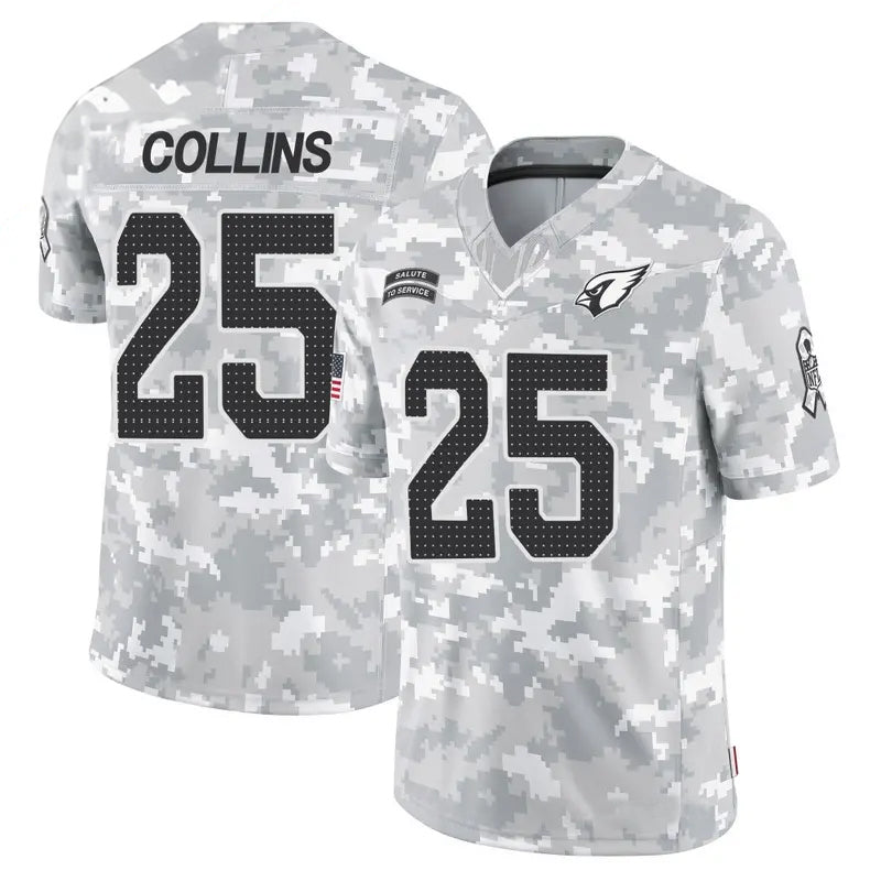 tores A.Cardinals #25 Zaven Collins Player Camo Salute to Service Limited Stitched Stitched Jerseys