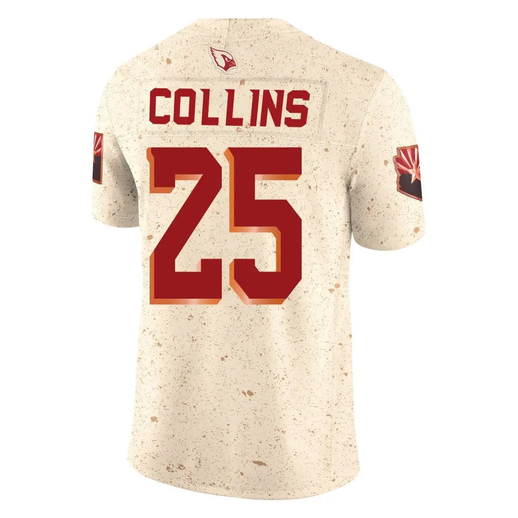 tores A.Cardinals #25 Zaven Collins Player Cream Rivalries Collection Vapor Limited Home Game Stitched Jerseys
