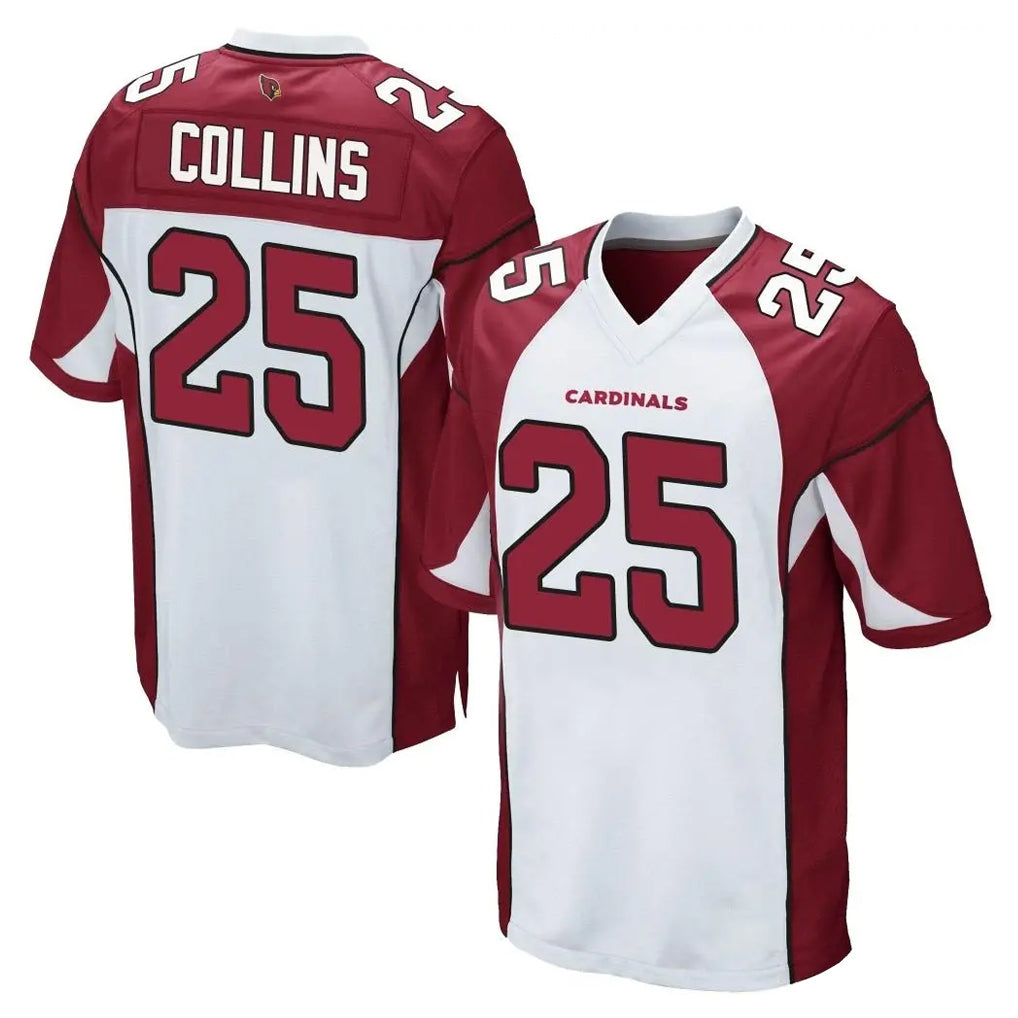 tores A.Cardinals #25 Zaven Collins Player White Cardinal Home Game Stitched Jerseys