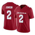 tores A.Cardinals #2 Will Johnson Player Cardinal Vapor F.U.S.E. Limited Home Game Stitched Jerseys