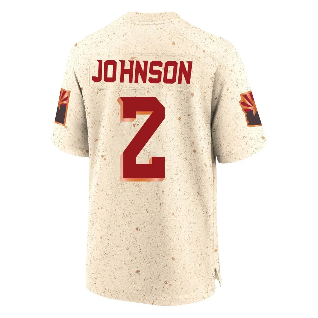 tores A.Cardinals #2 Will Johnson Player Cream Rivalries Collection Game Stitched Jerseys