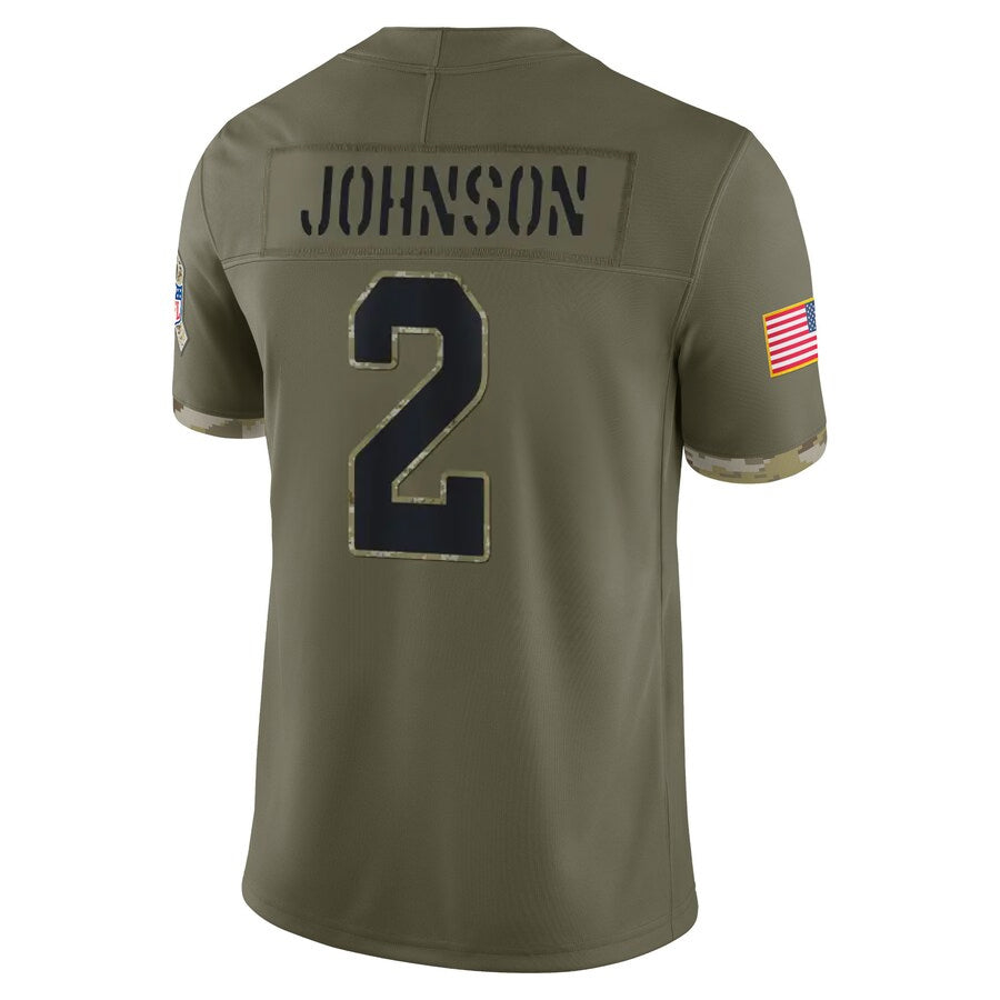 tores A.Cardinals #2 Will Johnson Player Olive Salute To Service Limited Game Stitched Jerseys